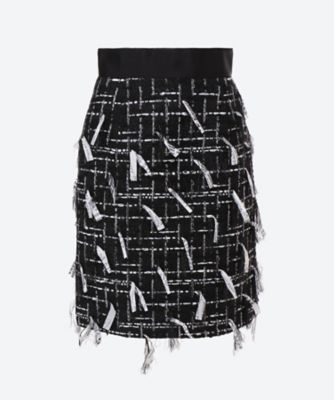 ＜DOMELLE (Women)＞スカート　ＭＡＬＨＩＡ　ＴＷＥＥＤ　ＳＫＩＲＴ
