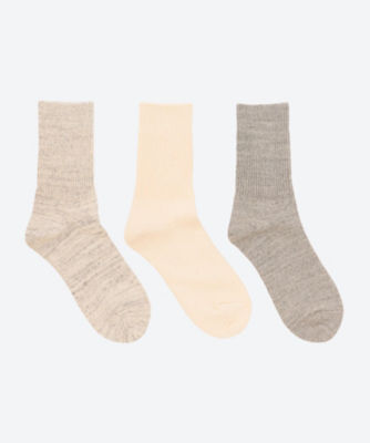 【新品】RIVORA Linen Cotton Mid. Socks 3色セット