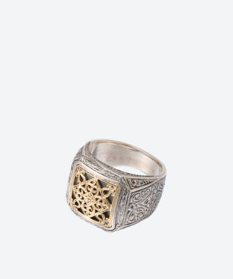 ＜三越伊勢丹/公式＞ Gerochristo (Women)/ジェロクリスト リング Silver Ring 925o with Solid Gold K18 指輪【三越伊勢丹/公式】