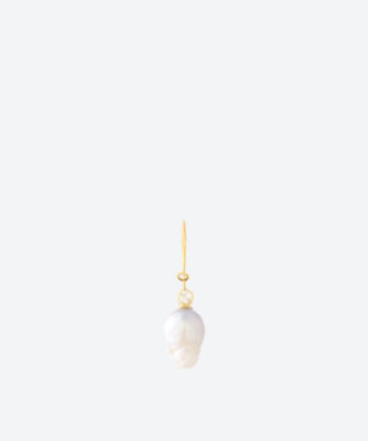 ＜mariko tsuchiyama (Women)＞ピアス　ｗｈｉｔｅ　ｓｔｏｎｅｓ　ｅａｒｒｉｎｇ　Ｓｏｕｔｈ　Ｓｅａ　ｐｅａｒｌ　※シングル