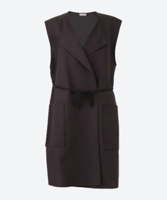 ＜SEEALL (Women)＞ジレ　ＰＩＰＩＮＧ　ＬＯＮＧ　ＧＩＬＥＴ