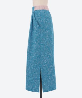 スカート LINTON TWEED SKIRT | DOMELLE (Women  