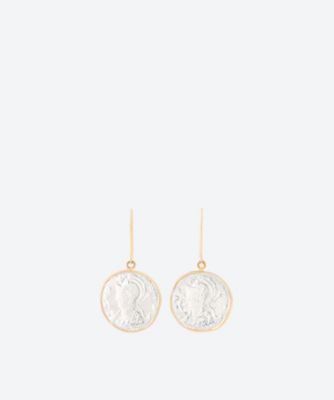 ＜GIGI (Women)＞ピアス　Ｒｏｍａｎ　ｃｏｉｎ　ｅａｒｒｉｎｇｓ　Ａ２００２０＊＊