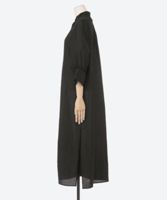 【関税込み】Studio Nicholson ロングドレス STUDIO NICHOLSON / MATTE COTTON POPLIN SHIRRED WAIST DRESS