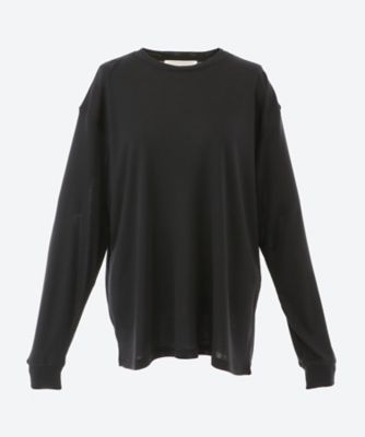 ＜三越伊勢丹/公式＞ STUDIO NICHOLSON (Women)/スタジオ ニコルソン カットソー SIMMONS LONG SLEEVE TOP DARK.NAVY トップス【三越伊勢丹/公式】