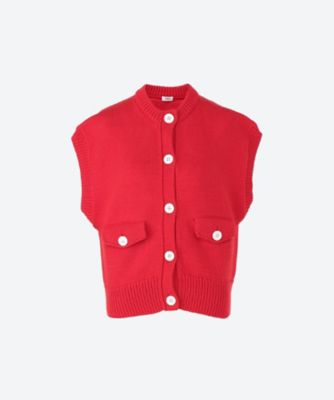 ＜LOEFF (Women)＞ニットカーディガン　ＬＦ　ＣＴＮ／ＮＹ　ＬＩＬＹ　ＶＴ