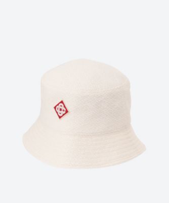 ＜三越伊勢丹/公式＞ CASABLANCA (Women)/カサブランカ ハット DIAMOND LOGO BUCKET HAT OFF-WHITE 帽子【三越伊勢丹/公式】