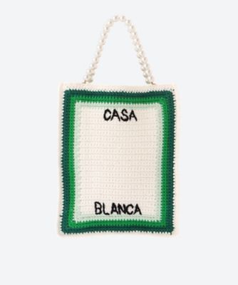 ＜CASABLANCA (Women)＞バッグ　ＣＯＴＴＯＮ　ＭＩＮＩ　ＣＲＯＣＨＥＴ　ＢＡＧ