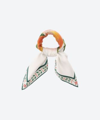 ＜CASABLANCA (Women)＞スカーフ　ＳＩＬＫ　ＴＷＩＬＬ　ＳＣＡＲＦ　ＭＥＤＩＵＭ　５２ＣＭ×５２ＣＭ