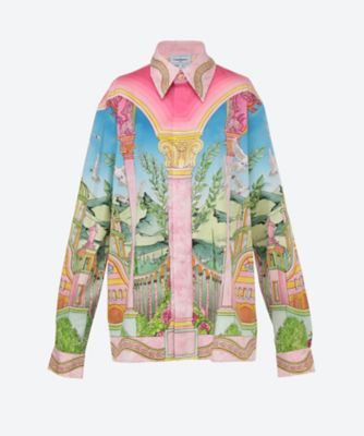 ＜CASABLANCA (Women)＞シャツ　ＣＵＢＡＮ　ＣＯＬＬＡＲ　ＬＯＮＧ　ＳＬＥＥＶＥ　ＳＨＩＲＴ