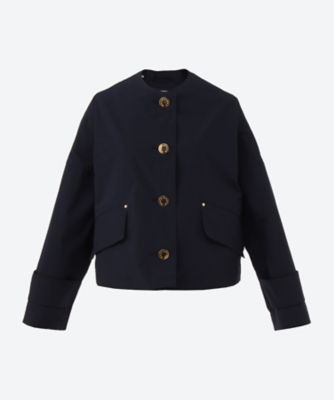 ＜MACKINTOSH (Women)＞コート　ＨＵＭＢＩＥ　ＮＯ　ＣＯＬＬＡＲ　ＳＨＯＲＴ／ＭＥＴＡＬ　ＢＵＴＴＯＮ