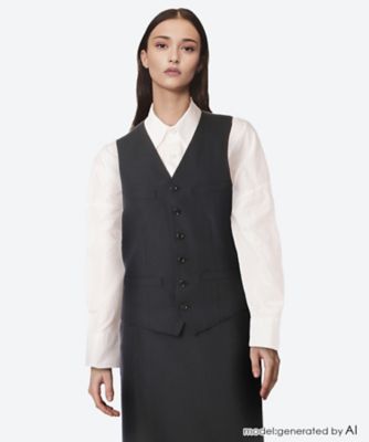 ＜renoma PARIS (Women)＞ベスト　Ｂａｌｔａｒｄ＿ＤＯＥＭＥＵＩＬ　ＴＯＮＩＫ