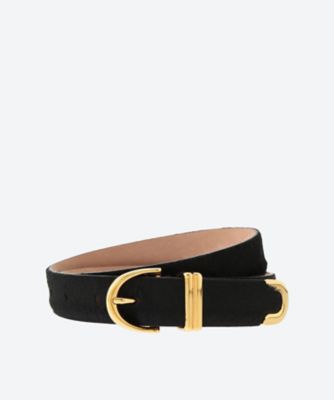 ＜KHAITE (Women)＞ベルト　ＢＡＭＢＩ　ＳＫＩＮＮＹ　ＢＥＬＴ　ＷＩＴＨ　ＧＯＬＤ　ＨＡＲＤＷＡＲＥ