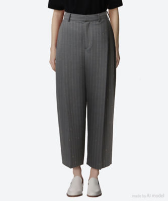 ＜DOMELLE (Women)＞パンツ　ＬＡＭＥ　ＳＴＲＩＰＥ　ＰＡＮＴＳ