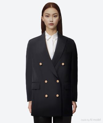 ＜DOMELLE (Women)＞ジャケット　ＷＯＯＬ　ＰＯＰＬＩＮ　ＪＡＣＫＥＴ