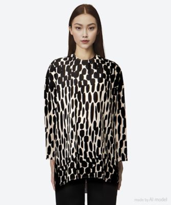 ＜DOMELLE (Women)＞ブラウス　ＳＩＬＫ　ＰＲＩＮＴ　ＢＬＯＵＳＥ