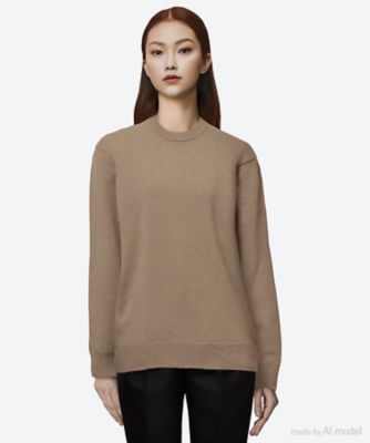 セーター　ＩＮＮＯＣＥＮＴ　ＣＡＳＨＭＥＲＥ　ＣＲＥＷ　ＮＥＣＫ