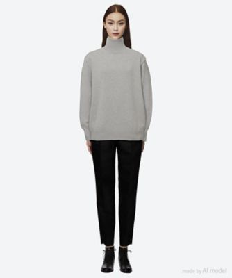 美品BATONER タートルネックセーター サイズ3 グレー セーター 10GRAM CASH TURTLE NECK | BATONER