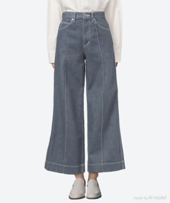 ＜J&M DAVIDSON (Women)＞デニムパンツ　ＷＩＤＥ　ＬＥＧ　ＣＲＯＰＰＥＤ　ＪＥＡＮＳ