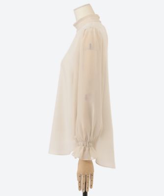 ブラウス　ＰＬＥＡＴＥＤ　ＣＯＬＬＡＲ　ＢＬＯＵＳＥ