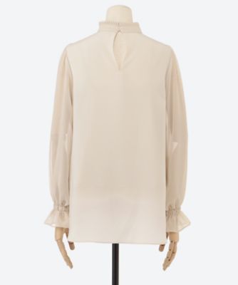 ブラウス　ＰＬＥＡＴＥＤ　ＣＯＬＬＡＲ　ＢＬＯＵＳＥ