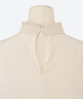 ブラウス　ＰＬＥＡＴＥＤ　ＣＯＬＬＡＲ　ＢＬＯＵＳＥ