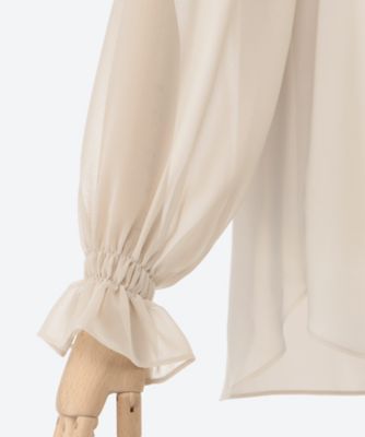 ブラウス　ＰＬＥＡＴＥＤ　ＣＯＬＬＡＲ　ＢＬＯＵＳＥ