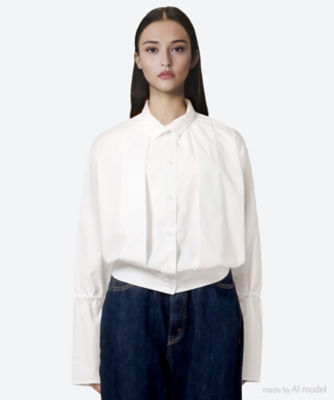 ＜SEEALL (Women）＞シャツ　ＴＵＣＫＥＤ　ＦＲＯＮＴ　ＳＨＩＲＴＳ