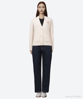 カーディガン COLUMN STITCH CARDIGAN 