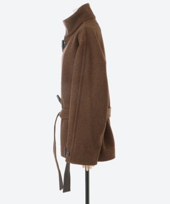 コート　ＳＨＯＲＴ　ＢＡＴＨＲＯＢＥ　ＤＵＦＦＬＥ　ＣＯＡＴ　ＷＩＴＨ　ＣＯＮＴＲＡＳＴ　ＳＴＩＴＣＨ