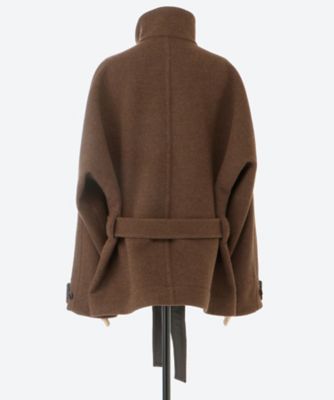 コート　ＳＨＯＲＴ　ＢＡＴＨＲＯＢＥ　ＤＵＦＦＬＥ　ＣＯＡＴ　ＷＩＴＨ　ＣＯＮＴＲＡＳＴ　ＳＴＩＴＣＨ