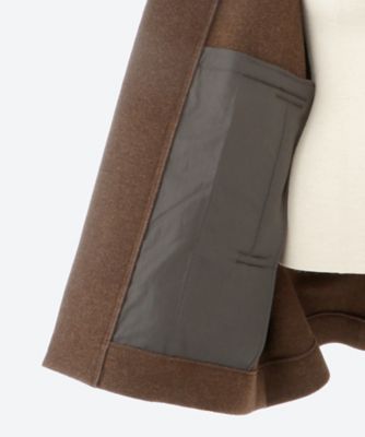 コート　ＳＨＯＲＴ　ＢＡＴＨＲＯＢＥ　ＤＵＦＦＬＥ　ＣＯＡＴ　ＷＩＴＨ　ＣＯＮＴＲＡＳＴ　ＳＴＩＴＣＨ