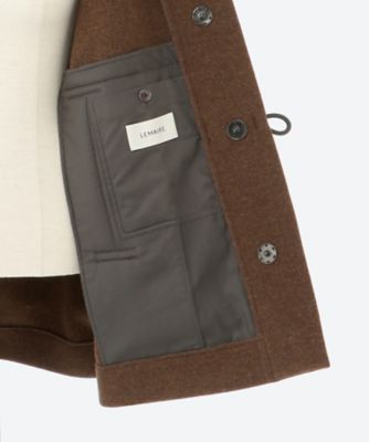 コート　ＳＨＯＲＴ　ＢＡＴＨＲＯＢＥ　ＤＵＦＦＬＥ　ＣＯＡＴ　ＷＩＴＨ　ＣＯＮＴＲＡＳＴ　ＳＴＩＴＣＨ