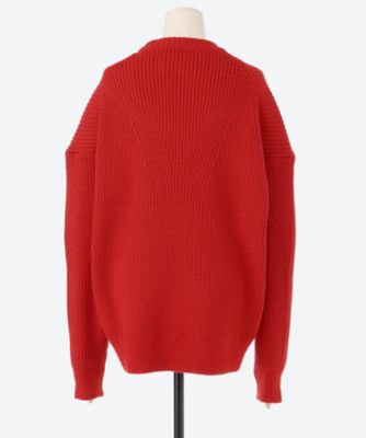 セーター　７Ｇ　２ｘ２　Ｒｉｂｂｅｄ　Ｃｒｅｗｎｅｃｋ　Ｐｕｌｌｏｖｅｒ