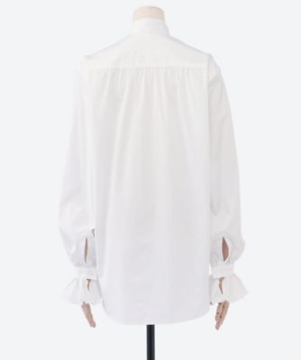 ブラウス　ＦＲＩＬＬＥＤ　ＣＯＬＬＡＲ―ＦＲＩＬＬＥＤ　ＣＵＦＦ　ＢＲＡＩＤ
