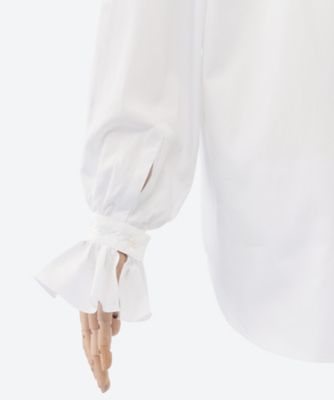 ブラウス　ＦＲＩＬＬＥＤ　ＣＯＬＬＡＲ―ＦＲＩＬＬＥＤ　ＣＵＦＦ　ＢＲＡＩＤ