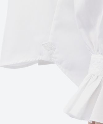 ブラウス　ＦＲＩＬＬＥＤ　ＣＯＬＬＡＲ―ＦＲＩＬＬＥＤ　ＣＵＦＦ　ＢＲＡＩＤ