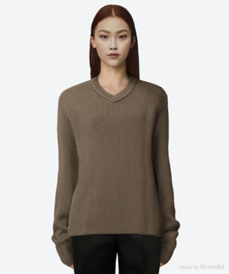 RIER vネックニット