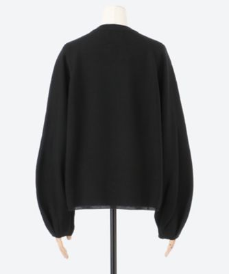ＰＬＥＡＴＥＤ　ＬＯＮＧ　ＳＬＥＥＶＥ　ＫＮＩＴ　ＴＯＰ
