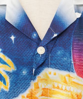 ブラウス　ＬＯＮＧ　ＳＬＥＥＶＥ　ＣＵＢＡＮ　ＣＯＬＬＡＲ　ＳＨＩＲＴ　Ｕ―ＷＰＳ２５―ＳＨ―００６―０１