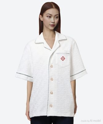 CASABLANCA (Women)/カサブランカ ブラウス　ＵＮＩＳＥＸ　ＯＰＥＮ　ＣＯＬＬＡＲ　ＳＨＩＲＴ　Ｕ―ＭＰＳ２５―ＳＨ―０８５―０２