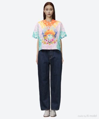 Ｔシャツ　ＳＵＲＦ　ＴＲＩＰ　ＰＲＩＮＴＥＤ　ＥＭＢＥＬＬＩＳＨＭＥＮＴ　ＴＩＥ　ＤＹＥ　Ｔ―ＳＨＩＲＴ　ＷＳ２５―ＪＴＳ―０３７―０１