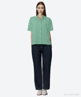 カットソー　１８Ｇ　Ｍｉｌａｎ　Ｒｉｂｓ　Ｏｐｅｎｅｄ　Ｃｏｌｌｏｒ　Ｓｈｉｒｔｓ　ＬＷ―３１