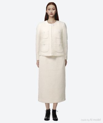 スカート　ＬＩＮＴＯＮ　ＴＷＥＥＤ　ＳＫＩＲＴ　Ａ３１５１ＦＳ　０２４