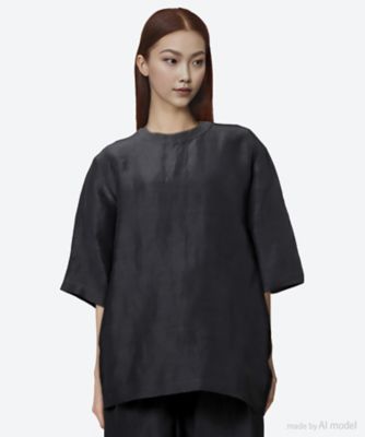 ＜nonnotte (Women)＞カットソー　Ｄｒａｐｉｎｇ　Ｈａｌｆ　Ｓｌｅｅｖｅ　Ｐｕｌｌｏｖｅｒ　Ｓｈｉｒｔ　Ｎ―２５Ｓ―０５２