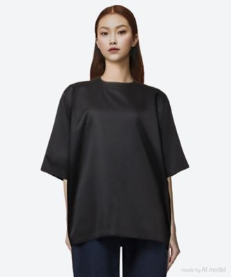 ＜nonnotte (Women)＞カットソー　Ｄｒａｐｉｎｇ　Ｈａｌｆ　Ｓｌｅｅｖｅ　Ｐｕｌｌｏｖｅｒ　Ｓｈｉｒｔ　Ｎ―２５Ｓ―０１２