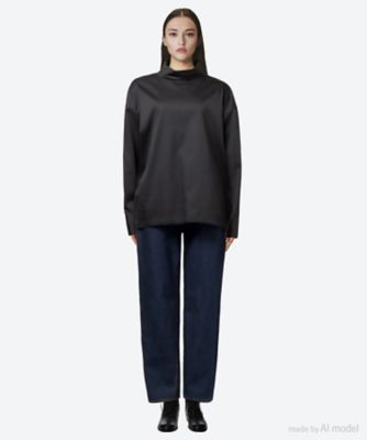 カットソー　Ｓｅｍｉ　Ｍｏｃｋ　Ｎｅｃｋ　Ｓｍｏｃｋ　Ｓｈｉｒｔ　Ｎ―２５Ｓ―００９