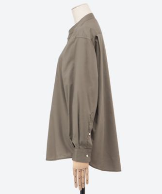 ブラウス　Ｂａｎｄ　Ｃｏｌｌａｒ　Ｌｏｎｇ　Ｓｌｅｅｖｅ　Ｓｈｉｒｔ　ＳＨＬＭ―１０９―ＣＲ