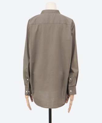 ブラウス　Ｂａｎｄ　Ｃｏｌｌａｒ　Ｌｏｎｇ　Ｓｌｅｅｖｅ　Ｓｈｉｒｔ　ＳＨＬＭ―１０９―ＣＲ