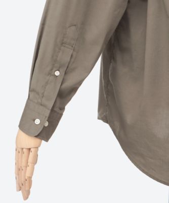 ブラウス　Ｂａｎｄ　Ｃｏｌｌａｒ　Ｌｏｎｇ　Ｓｌｅｅｖｅ　Ｓｈｉｒｔ　ＳＨＬＭ―１０９―ＣＲ
